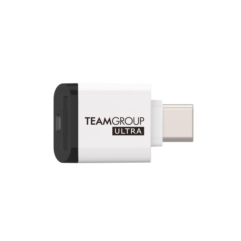 Team USB Type-C接続 小型カードリーダー microSD用 DDR200 OTG対応 タブレット androidスマートフォン..