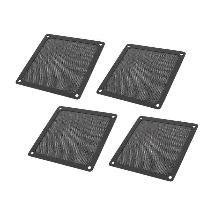 PC ファンダストフィルター 140x140mm フロアレジスターベントカバー 4 個コンピュータファンフィルターグリル PVC ベントメッシュ磁気吸着またはネジ取り付け