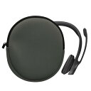 kwmobile Logitech H390対応 ケース - ヘッドセット 耐衝撃 ネオプレン 21.5 x 16 cm 黒色