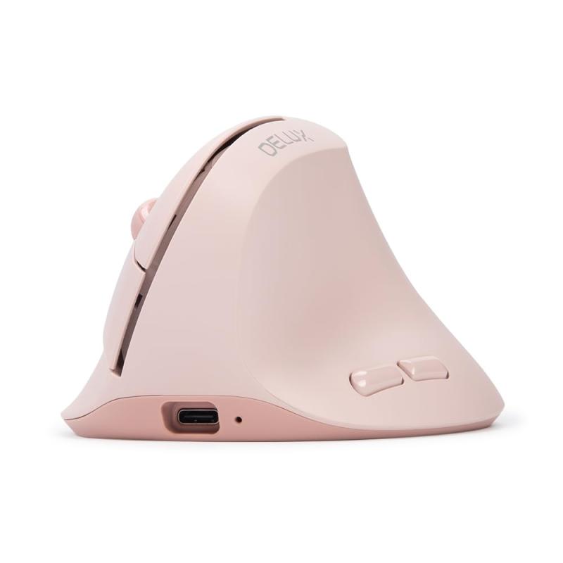 DELUX エルゴノミクスマウス 無線 小手用 縦型マウス