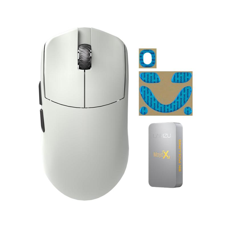 ラムズ(Lamzu) MAYA X ゲーミングマウス Amazon 1セットソール追加版 8Kドングル付属 日本正規
