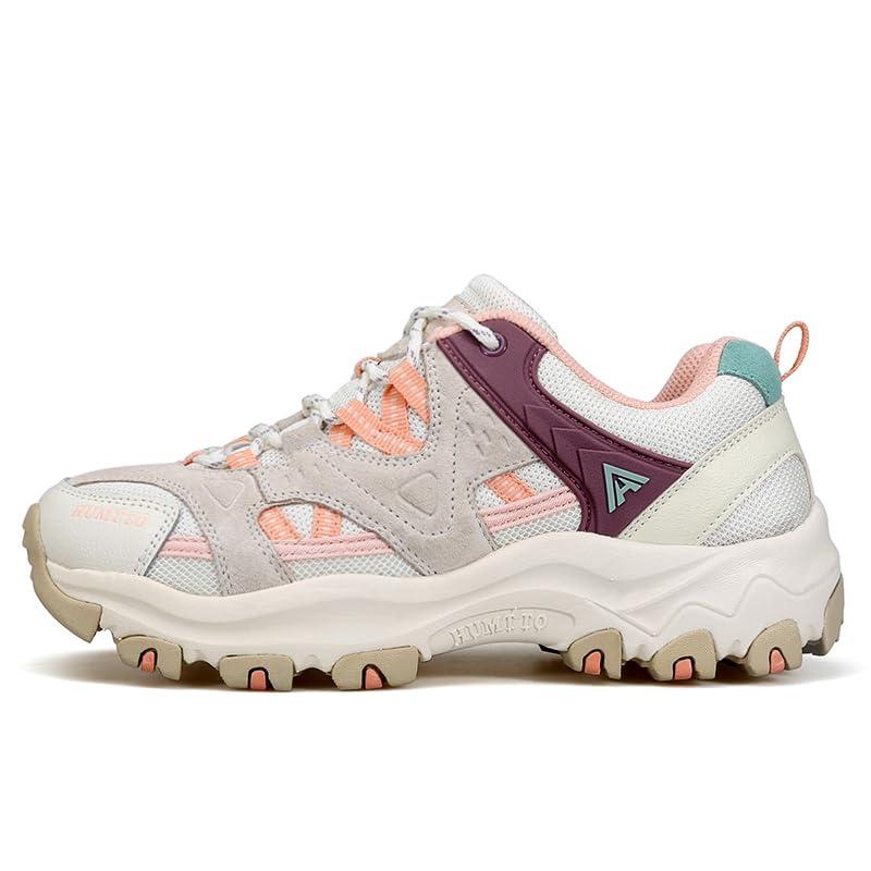 [HUMTTO] トレッキングシューズ, 防水 軽量 通気性, アウトドアシューズ, ハイキング 登山靴