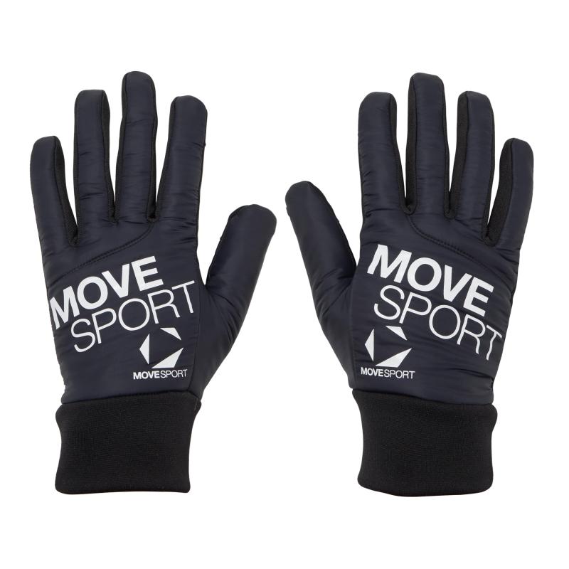 MOVESPORT(ムーブスポーツ) グローブデサント HEATNAVIグローブ HEAT NAVI 保温 防風 部分はっ水 タッチパネル対応 立体設計 トレーニング ランニング ウォーキングメンズ