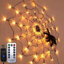 ハロウィン飾りライト LED 電飾 蜘蛛の巣 お化け屋敷 道具 クモの巣 halloween decorations 雰囲気満点 小道具 家庭用 お化け屋敷 装...
