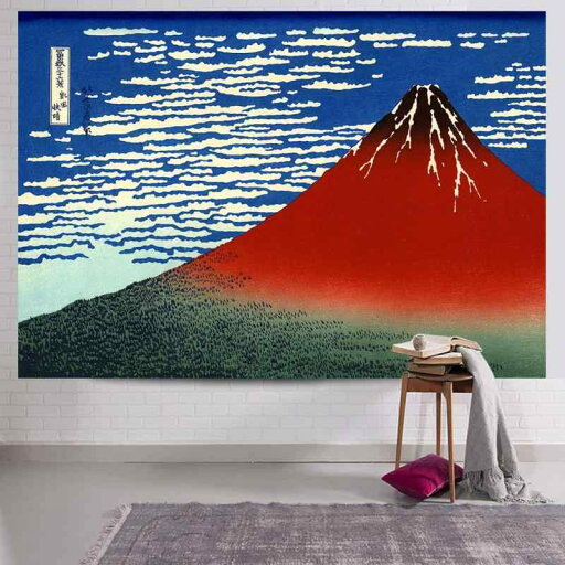 おしゃれなタペストリー和風 壁掛け クールジャパン飾り用品 家飾り富士山 おしゃれなタペストリー和風 壁掛け クールジャパン飾り用品 家飾り富士山