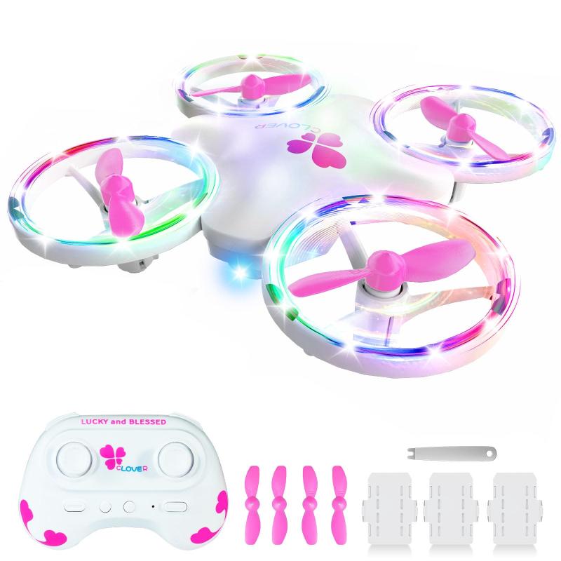 子供用ドローン – 世界初のデュアルモジュール照明キッズドローン、ワンキー離陸、360°フリップ、Type-C充電、6~8歳、8歳~12歳のユニークな子供用ドローン。