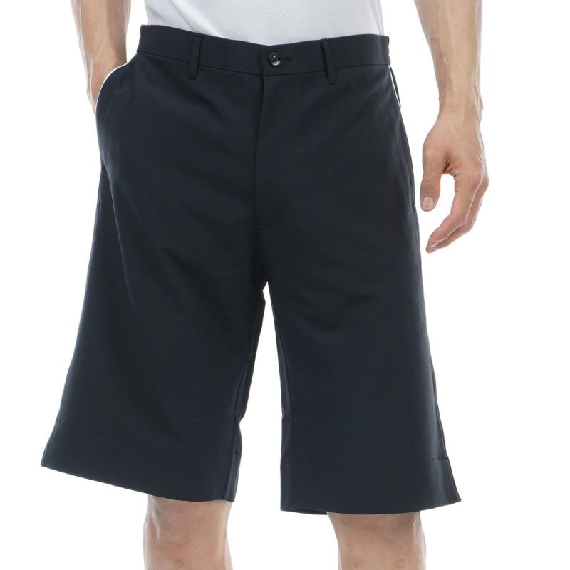 [マンシングウェア] ショートパンツ 【ENVOY】 吸汗速乾 メランジ 4WAYストレッチ 膝下丈 ワイドシルエ..