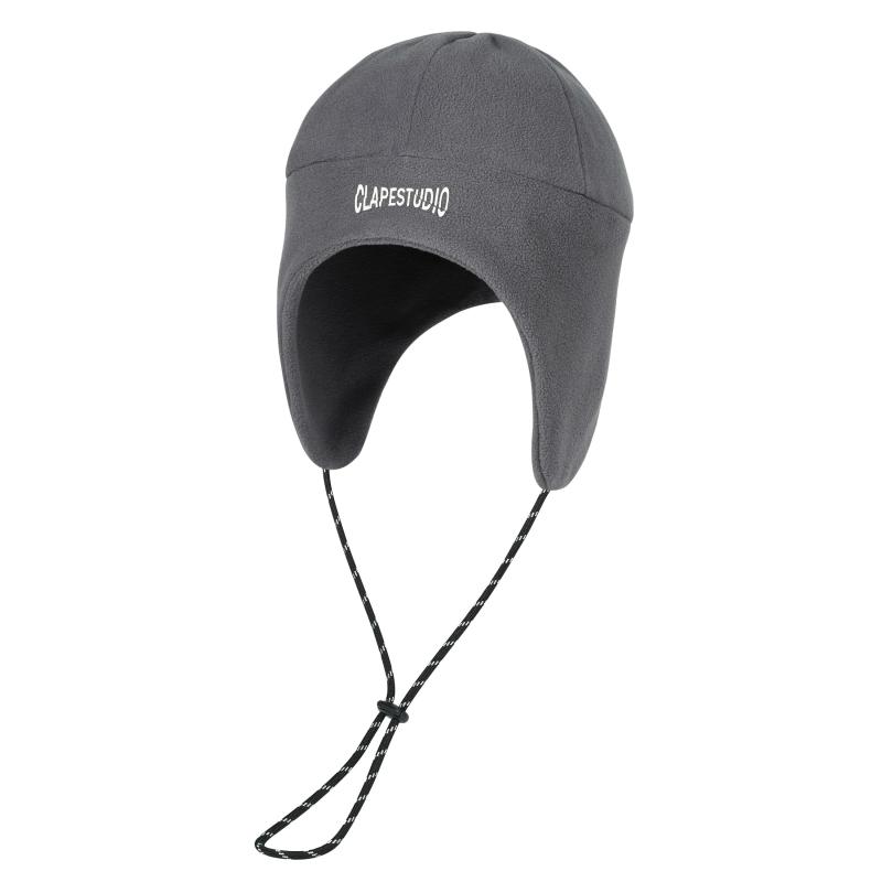 楽天ロックオンショップ[Clape] フライトキャップ 耳あて付き フリース あったか アウトドア 屋外作業 耳付きキャップ 通勤通学 雪山 登山 自転車 冬の釣り 秋冬 防寒保温帽子 冬用帽子