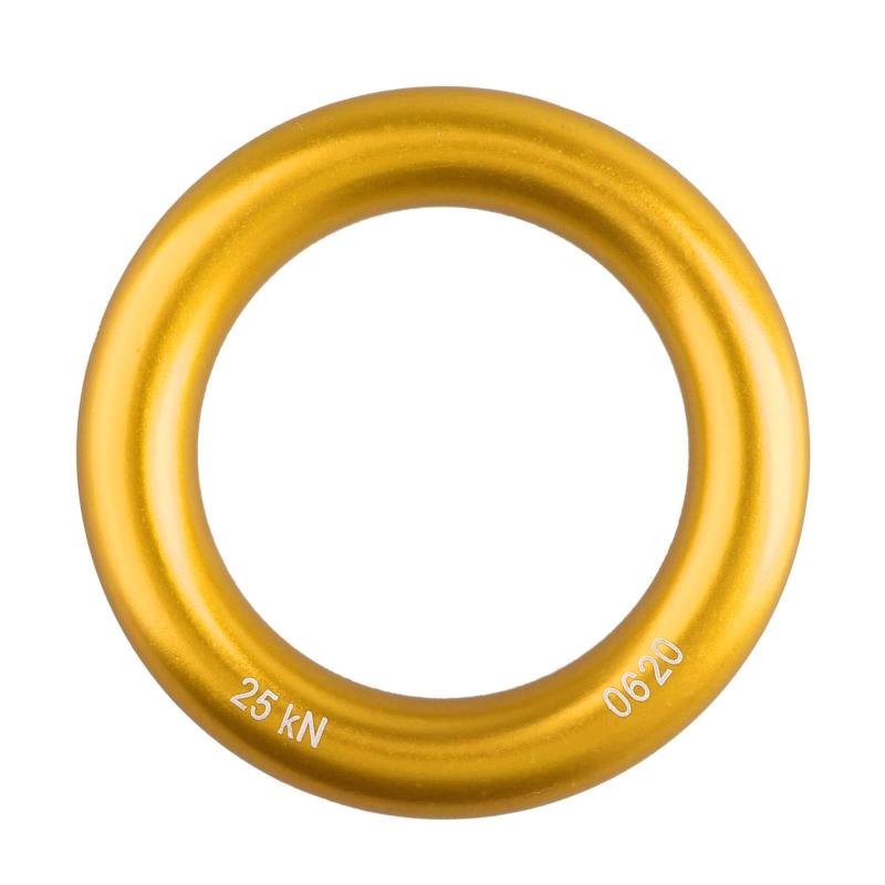 JEELAD 25kN ラッペルリング アルミ合金 クライミング 高強度 耐久 軽量 登山 空中作業 レスキュー 岩登り