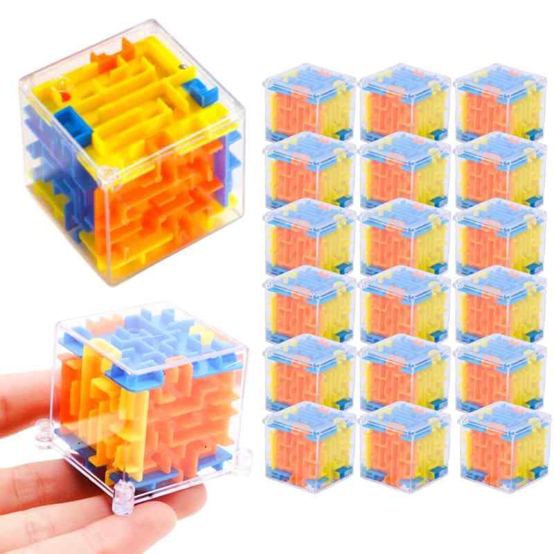 merrytime ミニキューブ 立体迷路パズル キーホルダー 景品 レトロ 20個セット