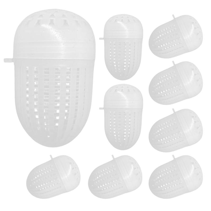 10pcs釣り餌ボール 魚餌ボール 餌ボール 自動釣りケージ 餌ボール 夜釣り 仕掛け 魚ケージ用品 魚/エビ/ウナギなどの捕獲に