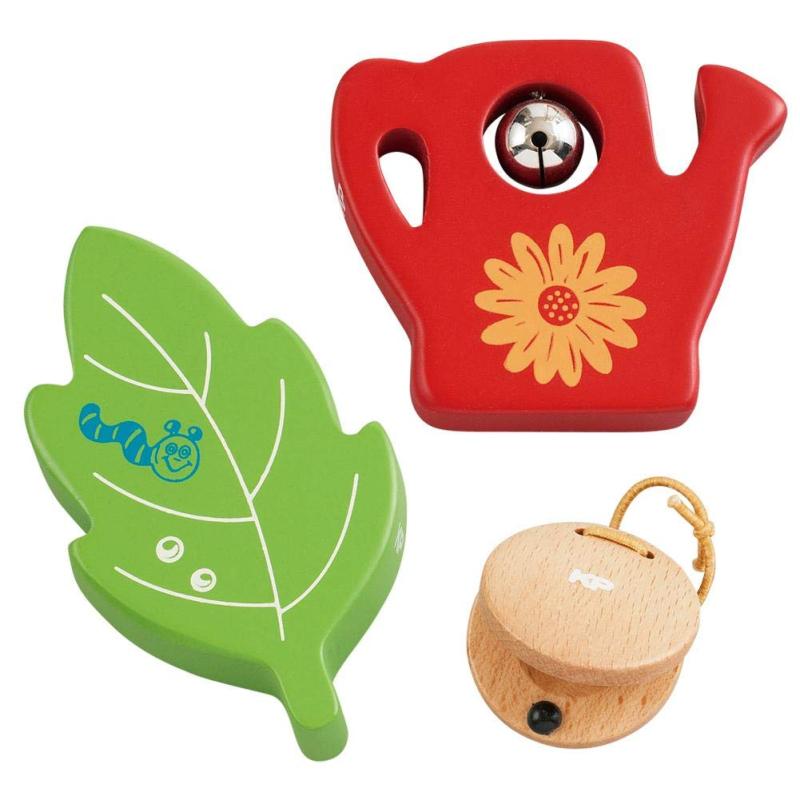 Kids Percussion キッズパーカッション ガーデニングセット KP198/GSセット内容:はっぱシェーカー/じょうろジングル/ミニカスタネットラバーウッド/真鍮69mm/123mm/24mm(シェーカー)・80mm/98mm/15mm(ジングル)/φ45mm(カスタネット)クラフトボックス