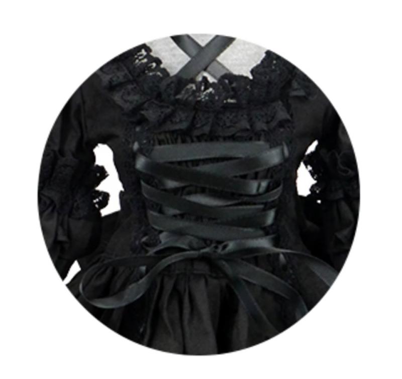 【Cospland】Bjd 球体関節人形 黒アリス 服 コスチューム 1／3 rockon1-10234337 ロックオンショップ サンプル画像2