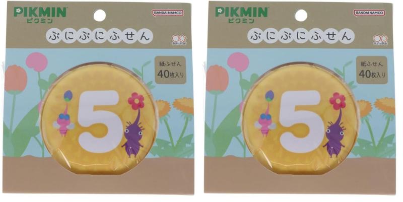 サンスター文具(Sun-Star Stationery) ピクミン 任天堂 グッズ 付箋 カバー付き ぷにぷにふせん 黄ペレット S2848740 rockon1-10317413 ロックオンショップ サンプル画像2