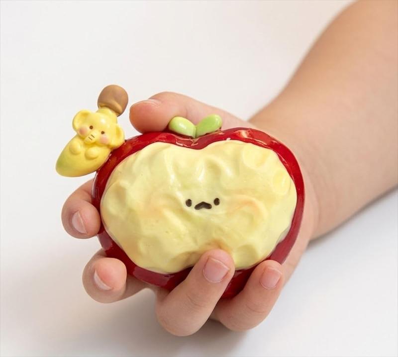 AKChome対象年齢：6歳以上スクイーズ 5点セット ストレス解消 癒やしグッズ 低反発 もちもち 知育玩具 おもちゃ かわいい アニマル フルーツ （パンダ 苺 カエル タコ りんご） プレゼント ギ rockon1-10243550 ロックオンショップ サンプル画像3