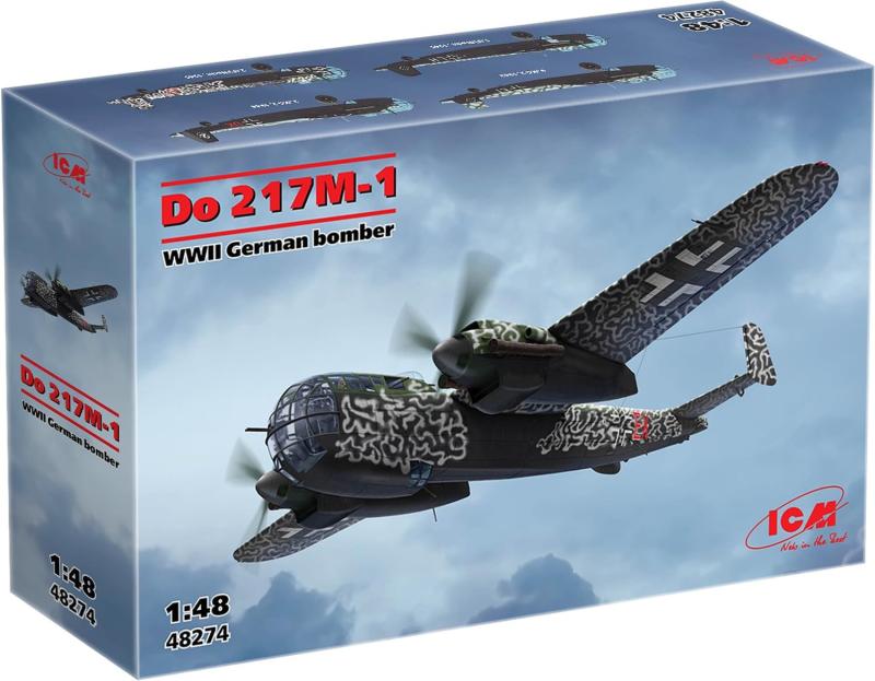ICM 1/48 ドイツ ドルニエ Do217M-1 爆撃機 プラモデル 48274 (飛行機)