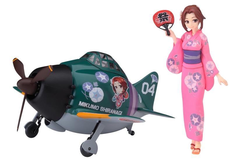 ハセガワ たまごガールズコレクション No.02 1/20 ハク・リンファ w/たまごひこーき J-15 レジンフィギュア&ノンスケールプラモデル SP373