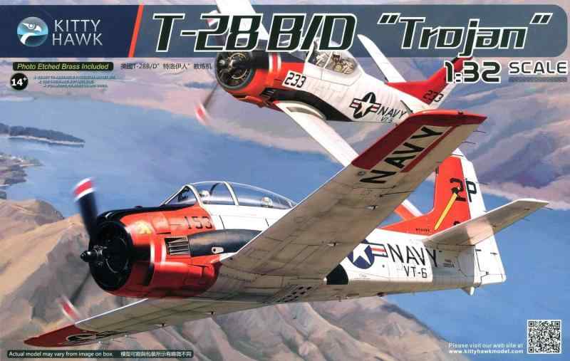 キティホークモデル(Kitty Hawk Model) 1/32 T-28B/D トロージャン プラモデル KH32014 (飛行機)