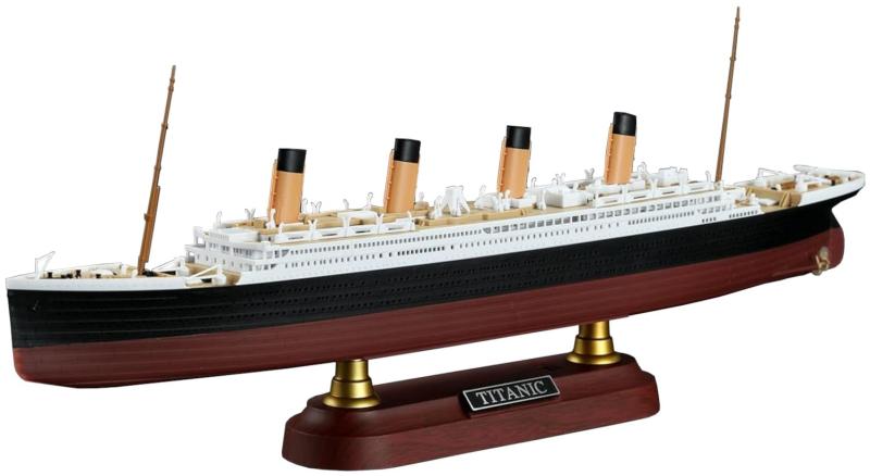 モンモデル 1/700 豪華客船 タイタニック号 色分け済みプラモデル MPS008 成型色