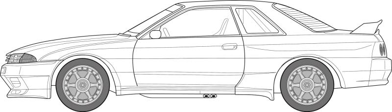 フジミ模型 1/24 インチアップシリーズ No.314 タイサン STP GT-R(スカイライン GT-R [BNR32 Gr.A仕様])1993 ID-314組み立て、塗装が必要なプラスチックモデルキット。別途、工具、塗料等が必要。