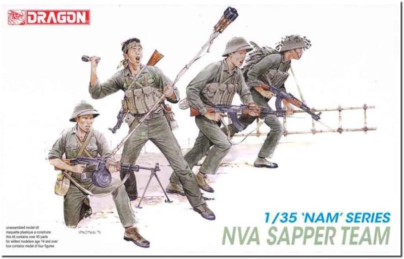 ドラゴン 1/35 北ベトナム軍兵士 ベトナム戦争 プラモデル