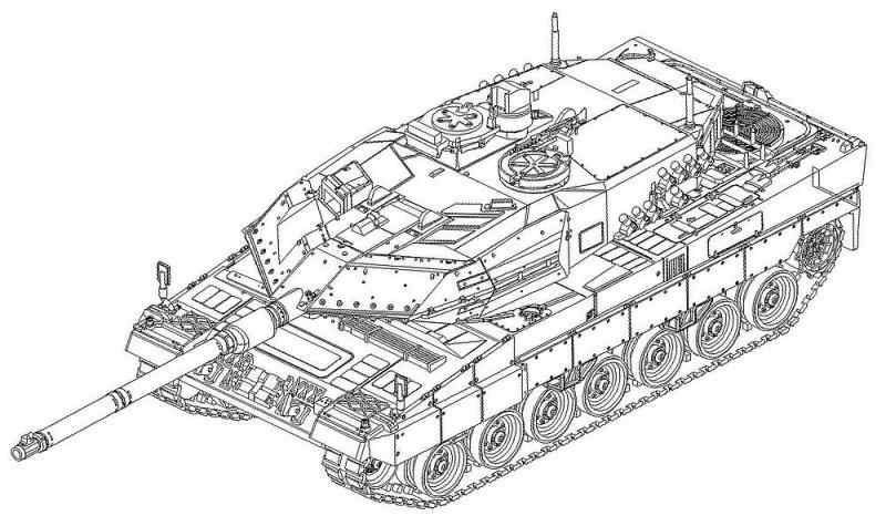 トランペッター(TRUMPETER) 1/72 ドイツ連邦軍 レオパルド2A6主力戦車 プラモデル 07191
