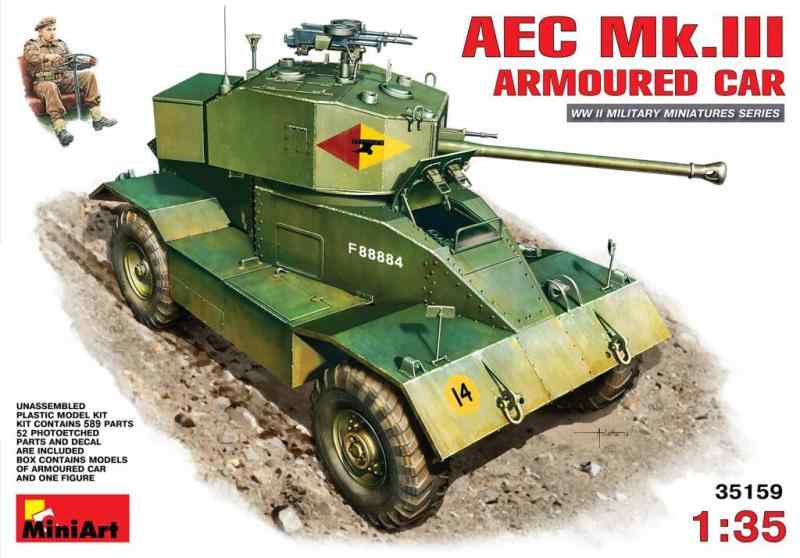 ミニアート 1/35 AEC Mk.3装甲車 プラモデル
