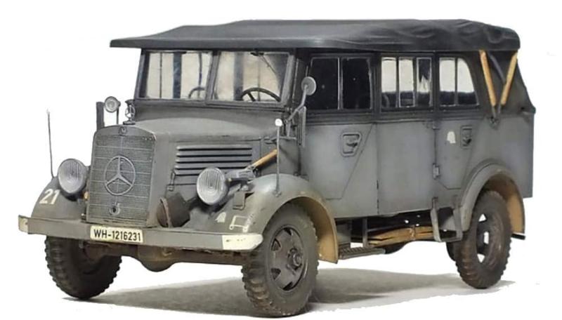 ミニアート 1/35 ドイツ軍 L1500A Kfz.70兵員輸送車 プラモデル