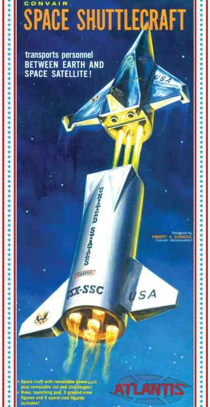 アトランティスモデル 1/150 コンベア スペース シャトルクラフト (旧レベル) プラモデル ATLAMCH1828