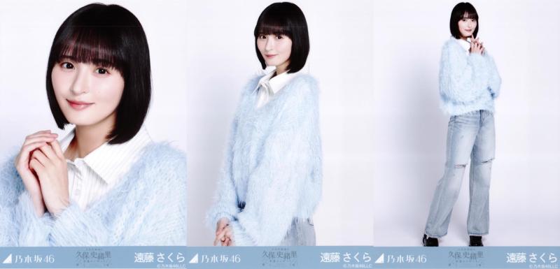 乃木坂46 生写真 襟付きコーデ 3種コンプ 遠藤さくらL版生写真画像の生写真セットPhoto CardsCOLLECTIBLE_CARD