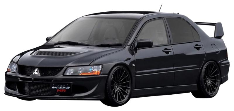 ティーケーカンパニー (TK.Company) ignition model 1/18 Mitsubishi Lancer EvolutionVIII MR (CT9A) Gun Metallic 完成品 IG3832ignition model 1/18スケールミニカー。レジンモデル。「LANCER EVOLUTION VIII MR (CT9A)」を1/18スケールレジンモデルで再現。