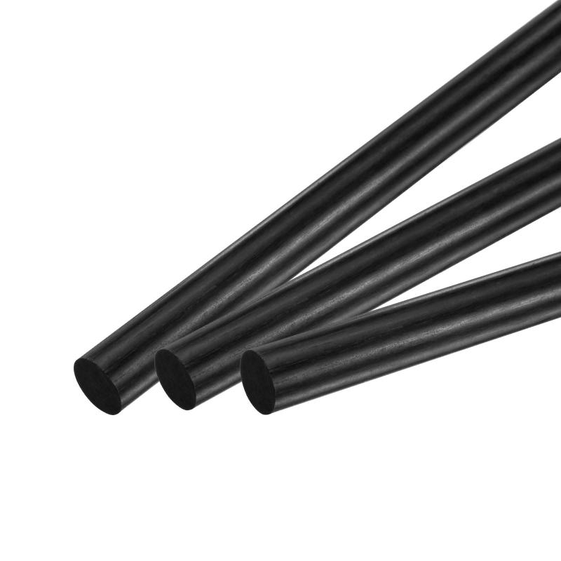 M METERXITY 3本入りカーボンファイバーロッド 400mm長8mm径カーボンファイバーソリッドクッションポール RC飛行機/DIYクラフト/スケールモデル凧の翼チューブ[15.75 x 0.31IN][多目的使用] - カーボンファイバーロッドは軽量で密度が高く、航空模型飛行機、DIYヘリコプター、ラジコン飛行機、模型車、模型船、凧作り、マルチローターサポートロッド、手すり、自転車フレーム、釣り竿、ラケット中棒、トレッキングポール、テントポール、スキーなどに適しています[耐久性のあるカーボンファイバー] - カーボンファイバーは極めて高い比強度と比剛性、良好な引張りおよび曲げ強度、耐衝撃性、耐腐食性、高い安定性、滑らかな表面を持っています[サイズ＆パッケージ] - ソリッドカーボンファイバーロッドのサイズは15.75 x 0.31インチ/400 x 8mm（長さ x 直径）で、作業ニーズに合わせて任意の長さに切断できます。パッケージにはカーボンファイバーロッド3本が含まれています[利点] - カーボンファイバーはDIYデザイン要件に応じて成形できます。カーボンファイバーは曲げや圧縮応用に優れ、過重にならず高強度を必要とする建物に適しています[注意] - 欠けを防ぐためにカーボンファイバーカッティングブレードを使用してください。反りを防ぐために乾燥した平らな場所に保管してください。エッジを研磨する際は保護手袋を着用し、表面の完全性を維持するために長時間直射日光を避けてください