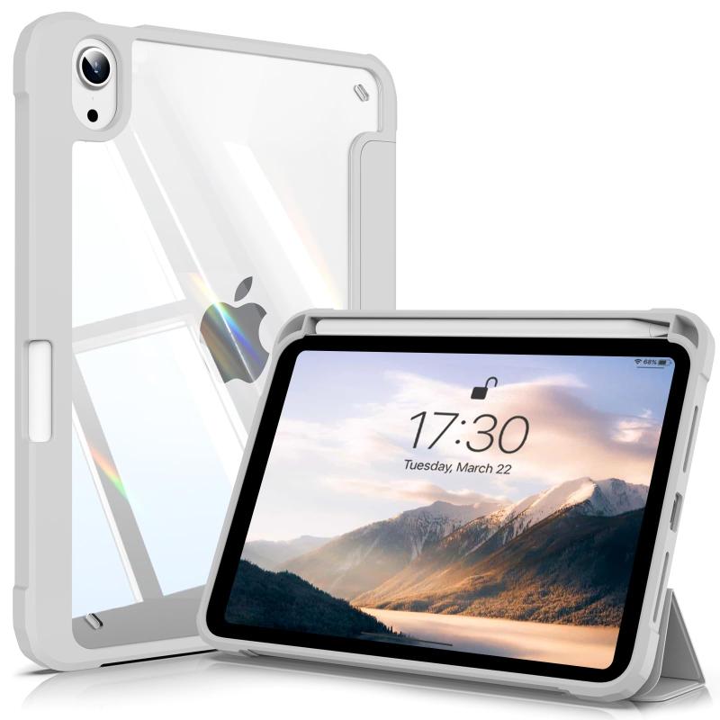 SQBEBS iPad Mini7 ケース (A17 Pro 2024) / iPad Mini6 ケース 2021 8.3インチ 第7/6世代 透明バックカバー
