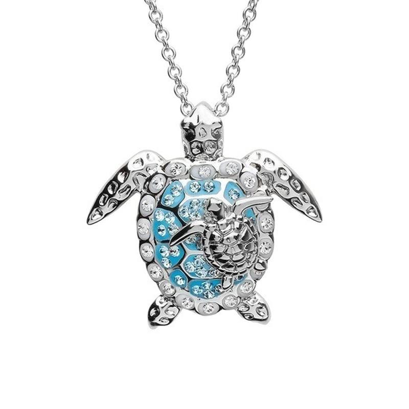 Rockyu ネックレス レディース ステンレス シルバー ブランド カメネックレス 動物モチーフ 誕生日プレゼント 可愛い オシャレ アクセサリーの商品画像 3