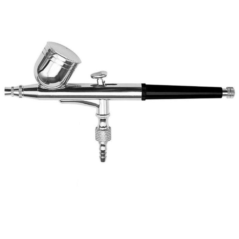 Ausuc ダブルアクション エアブラシ 重力式 エアーブラシ ノズル口径0.3mm 7cc プラモデル 塗装