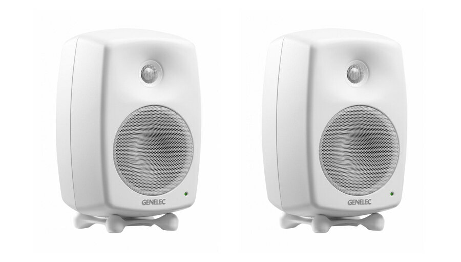 GENELEC 8030CW ホワイト(1ペア)【DTM】【モニタースピーカー】【ジェネレック】