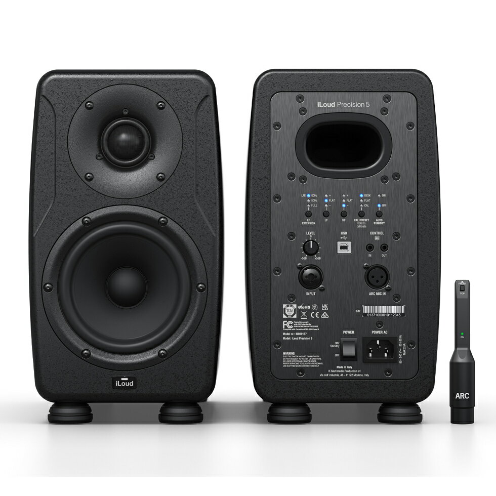 IK Multimedia iLoud Precision 5（1ペア、2台）【数量限定特価プロモーション！】