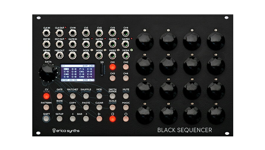 Erica Synths Black Sequencer【シンセサイザー】