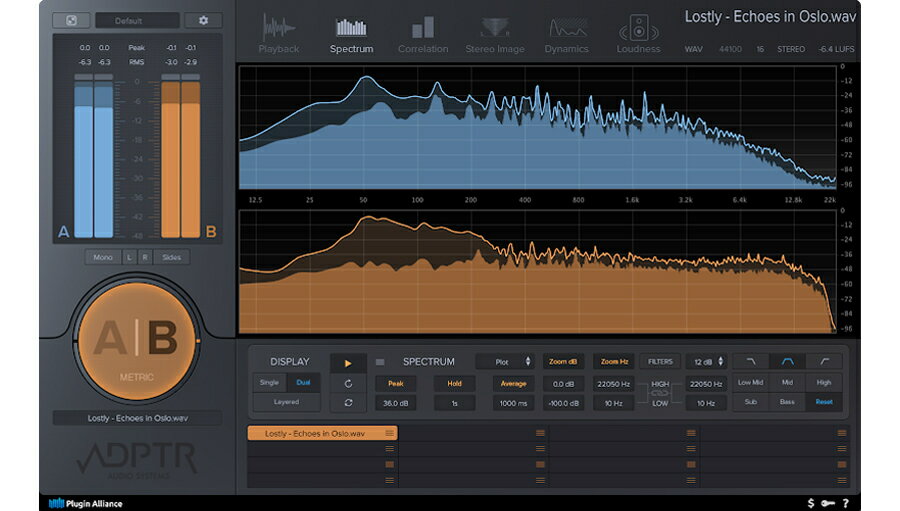 Plugin Alliance ADPTR AUDIO Metric AB【※シリアルPDFメール納品】