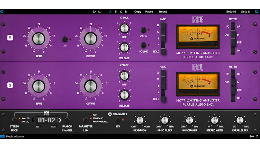 楽天Rock oN Line 楽天市場店Plugin Alliance Purple Audio MC77【※シリアルPDFメール納品】