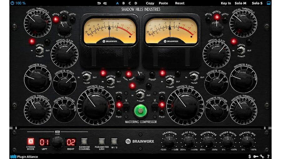 Plugin Alliance Shadow Hills Mastering Compressor Class A【 シリアルPDFメール納品】【プラグインエフェクト】