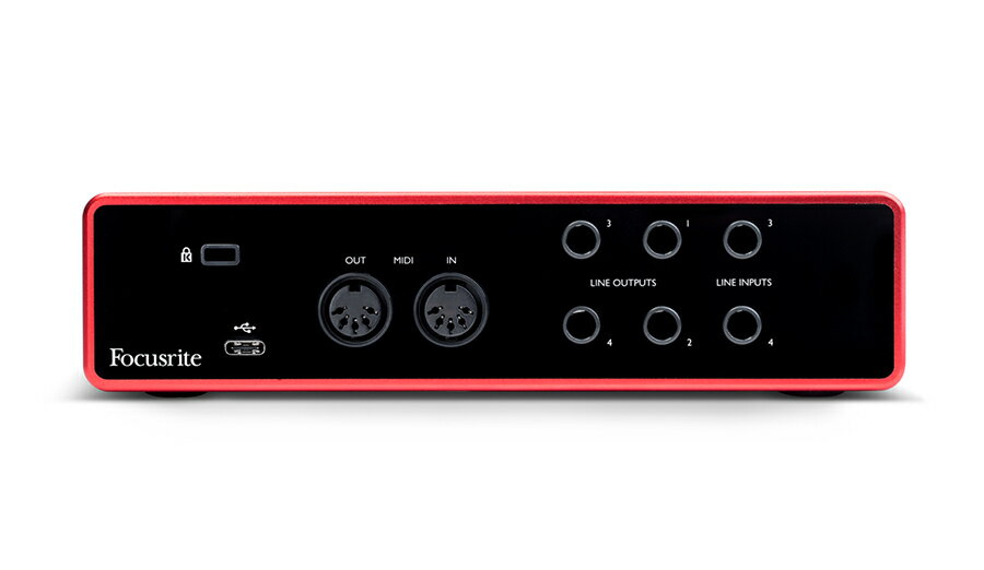 【クーポン配布中!】Focusrite(フォーカスライト)Scarlett4i4(gen3)【DTM】【オーディオインターフェイス】