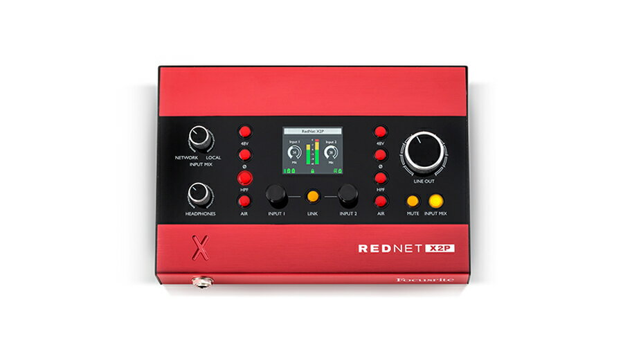 Focusrite (フォーカスライト) RedNet X2P【DTM】【ヘッドアンプ】【オーディオインターフェイス】