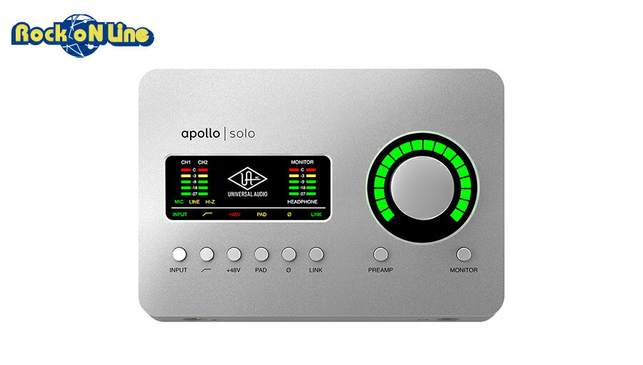 Universal Audio Apollo Solo Heritage Edition【在庫限り旧価格！】【DTM】【オーディオインターフェイス】【ユニバーサルオーディオ】