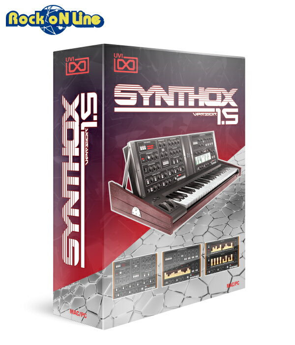 UVI Synthox【※シリアルPDFメール納品】【DTM】【シンセサイザー】