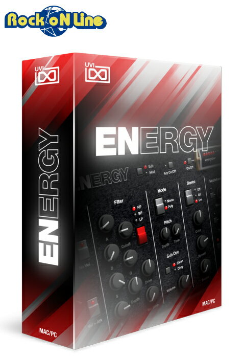 UVI ENERGY【※シリアルPDFメール納品】【DTM】【シンセサイザー】