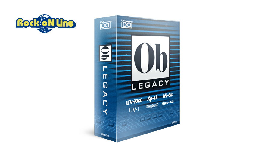 UVI OB Legacy【※シリアルPDFメール納品】【DTM】【シンセサイザー】