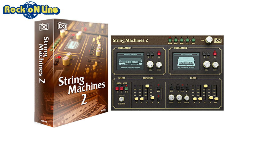 UVI String Machines2【※シリアルPDFメール納品】【DTM】【シンセサイザー】