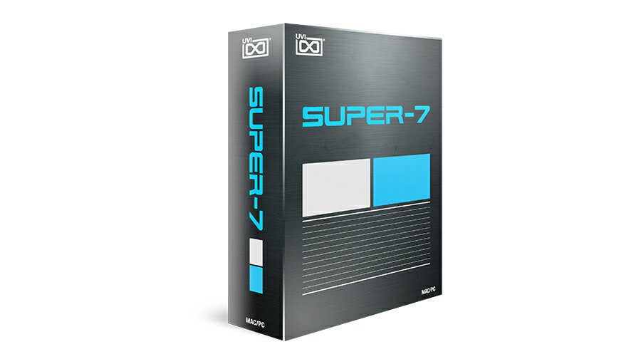 UVI Super 7【※シリアルPDFメール納品】【DTM】【シンセ音源】