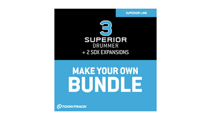 楽天Rock oN Line 楽天市場店【D2R】TOONTRACK SUPERIOR DRUMMER 3 BUNDLE【※シリアルPDFメール納品】【DTM】【リズム音源】【ドラム音源】